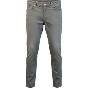 Lilly Pulitzer Gray‎ Ankle Skinny Jeans Gold Button Detail Size 2